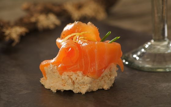 Smoked Salmon Tian