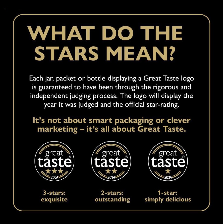 What do the Great Taste Award stars mean